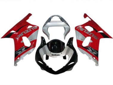 Buy 2000-2002 Suzuki GSXR1000 Motorcycle Fairings - Silver Red Black UK