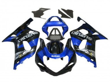 Buy 2000-2002 Suzuki GSXR1000 Motorcycle Fairings - Blue Glossy Black Chrome UK