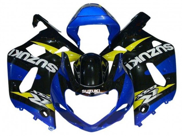 2000-2002 Suzuki GSXR1000 Motorcycle Fairings - Blue Yellow Black UK