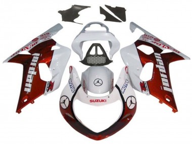 Buy 2000-2002 Suzuki GSXR1000 Motorcycle Fairings - White Red Jordan UK