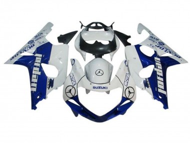 Buy 2000-2002 Suzuki GSXR1000 Motorcycle Fairings - White Blue Jordan Dunlop UK
