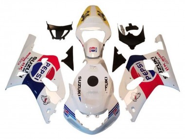 Buy 2000-2002 Suzuki GSXR1000 Motorcycle Fairings - White Red Blue Pepsi UK