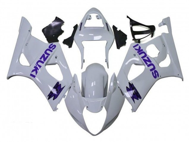 2003-2004 Suzuki GSXR 1000 Motorcycle Fairings - White Purple UK