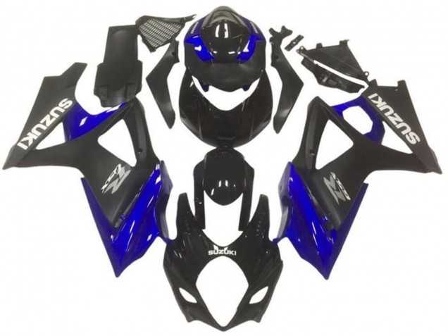2005-2006 Suzuki GSXR 1000 Motorcycle Fairings - Black Blue UK