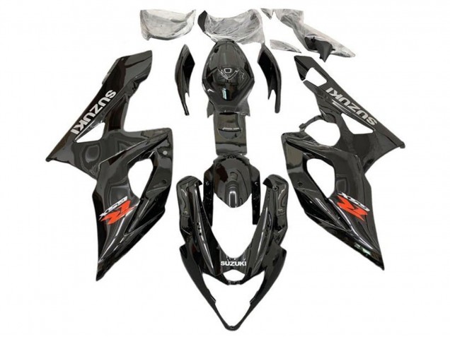 2005-2006 Suzuki GSXR 1000 Motorcycle Fairings - Glossy Black Red Grey UK