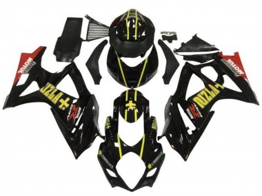 Buy 2005-2006 Suzuki GSXR 1000 Motorcycle Fairings - Black Gold Rizla Red UK