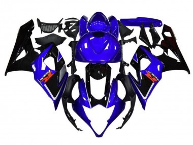 Buy 2005-2006 Suzuki GSXR 1000 Motorcycle Fairings - Blue Black White Stripe UK