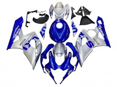 Buy 2005-2006 Suzuki GSXR 1000 Motorcycle Fairings - Blue Silver UK