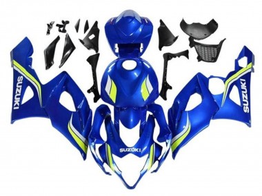 Buy 2005-2006 Suzuki GSXR 1000 Motorcycle Fairings - Blue Yellow White UK