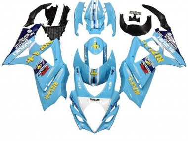 Buy 2005-2006 Suzuki GSXR 1000 Motorcycle Fairings - Light Blue Yellow Black Rizla UK