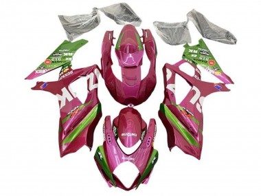 Buy 2005-2006 Suzuki GSXR 1000 Motorcycle Fairings - Pink Green UK