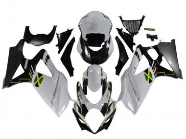 Buy 2005-2006 Suzuki GSXR 1000 Motorcycle Fairings - White Black Yellow Jamaica UK