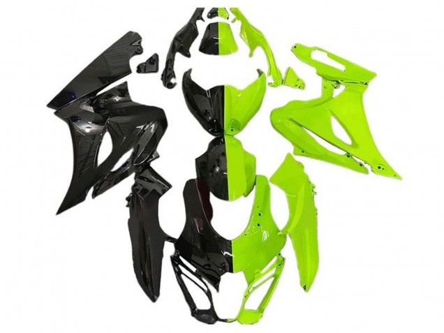 2017-2025 Suzuki GSXR1000 Motorcycle Fairings - Black Neon Green UK
