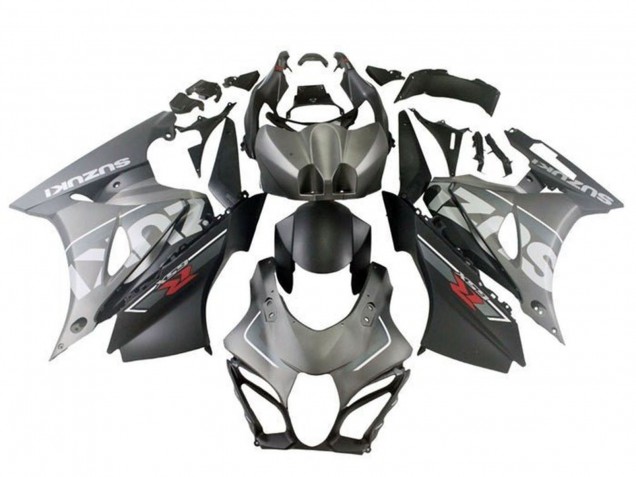 2017-2025 Suzuki GSXR1000 Motorcycle Fairings - Matte Silver Matte Black UK