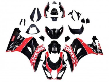 Buy 2017-2025 Suzuki GSXR1000 Motorcycle Fairings - Glossy Black Red White Pinstripe UK