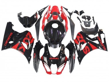 Buy 2017-2025 Suzuki GSXR1000 Motorcycle Fairings - Black Red UK