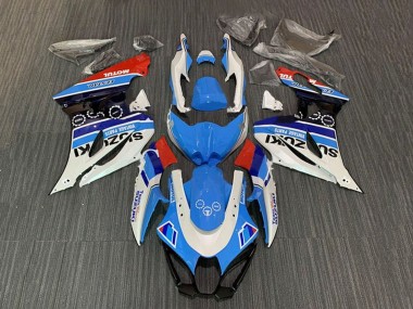 Buy 2017-2025 Suzuki GSXR1000 Motorcycle Fairings - White Blue Stripe Red Motul UK