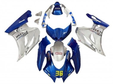 Buy 2017-2025 Suzuki GSXR1000 Motorcycle Fairings - Blue Silver Motul 36 UK