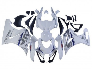 Buy 2017-2025 Suzuki GSXR1000 Motorcycle Fairings - White Silver Blue UK