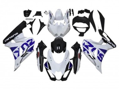Buy 2017-2025 Suzuki GSXR1000 Motorcycle Fairing - White Blue Black UK