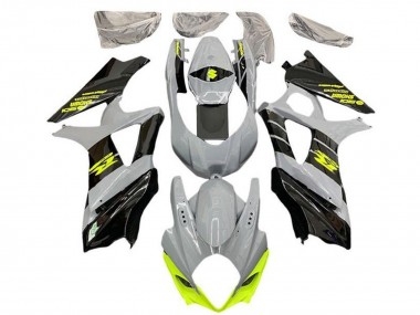 Buy 2007-2008 Suzuki GSXR 1000 Motorcycle Fairings - Nardo Grey Neon Yellow Black UK
