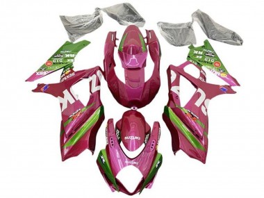 Buy 2007-2008 Suzuki GSXR 1000 Motorcycle Fairings - Pink Green White UK