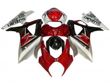 Buy 2007-2008 Suzuki GSXR 1000 Motorcycle Fairings - Red Black Silver UK