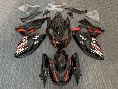 Buy 2009-2016 Suzuki GSXR 1000 Motorcycle Fairings - Black Red White Jaws Shark UK