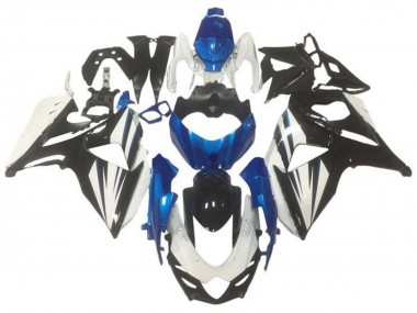 Buy 2009-2016 Suzuki GSXR 1000 Bike Fairings - White Blue Glossy Black UK