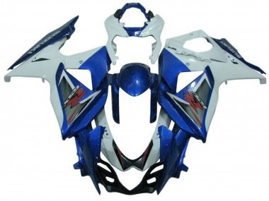 Buy 2009-2016 Suzuki GSXR 1000 Bike Fairings - White Blue Silver UK