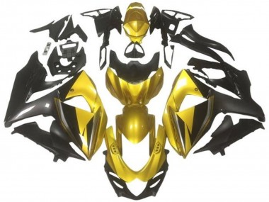 Buy 2009-2016 Suzuki GSXR 1000 Motorcycle Fairings - Gold Black Dark Grey UK