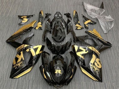 Buy 2009-2016 Suzuki GSXR 1000 Motorcycle Fairings - Gold Glossy Black UK