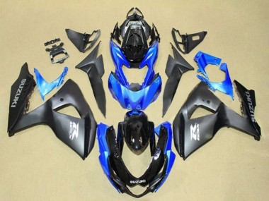 Buy 2009-2016 Suzuki GSXR 1000 Motorcycle Fairings - Matte Black Blue Glossy Black Grey UK