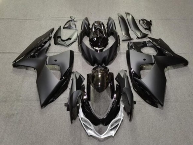 2009-2016 Suzuki GSXR 1000 Motorcycle Fairings - Matte Black Glossy Black Silver UK