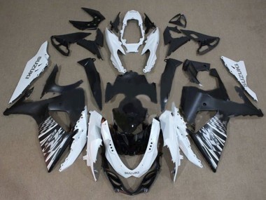 Buy 2009-2016 Suzuki GSXR 1000 Motorcycle Fairings - White Black Silver Checker UK