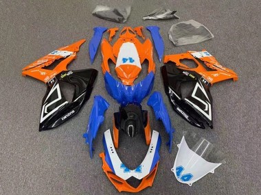 Buy 2009-2016 Suzuki GSXR 1000 Motorcycle Fairings - Orange Blue Black UK