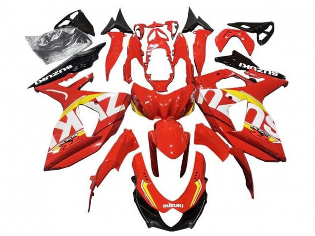 2009-2016 Suzuki GSXR 1000 Motorcycle Fairings - Red Yellow White Black UK