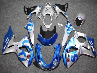 Buy 2009-2016 Suzuki GSXR 1000 Motorcycle Fairings - Silver Blue UK