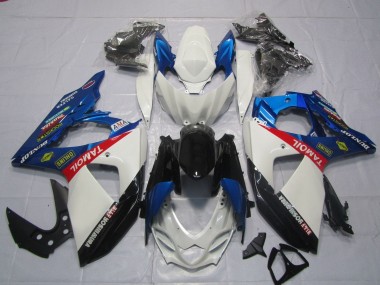 Buy 2009-2016 Suzuki GSXR 1000 Motorcycle Fairings - White Blue Red Black TaMobil UK
