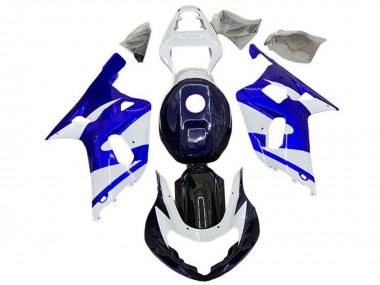 Buy 2001-2003 Suzuki GSXR 600 / GSXR 750 Motorcycle Fairings - White Blue Black UK