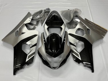 Buy 2001-2003 Suzuki GSXR 600 / GSXR 750 Motorcycle Fairings - Silver Glossy Black UK