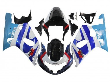Buy 2001-2003 Suzuki GSXR 600 / GSXR 750 Motorcycle Fairings - White Triple Blue Glossy Black Red UK
