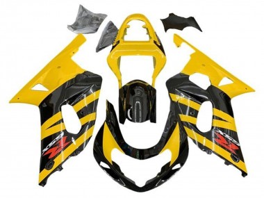 Buy 2001-2003 Suzuki GSXR 600 / GSXR 750 Motorcycle Fairings - Yellow Black Stripe Red UK
