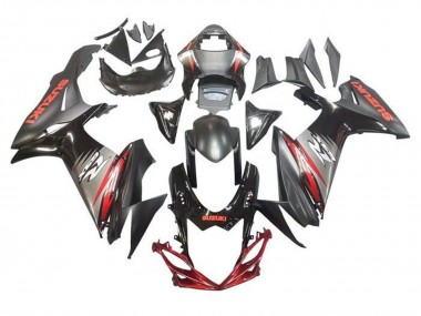 Buy 2011-2024 Suzuki GSXR 600 / GSXR 750 Motorcycle Fairings - Black Grey Red UK
