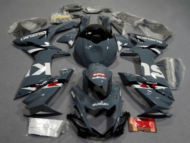 Buy 2011-2024 Suzuki GSXR 600 / GSXR 750 Motorcycle Fairings - Dark Nardo Grey White Black Red Motul UK