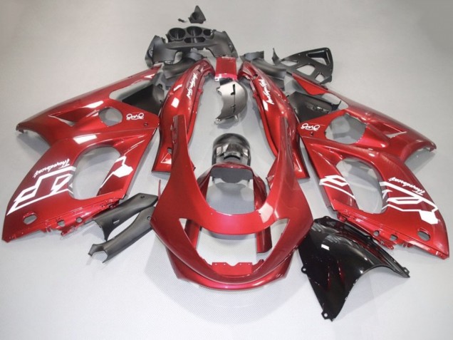 1996-2007 Yamaha YZF600R Thundercat Motorcycle Fairings - Red White UK