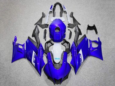 Buy 2019-2021 Yamaha YZF R3/R25 Motorcycle Fairings - Blue White Matte Black UK