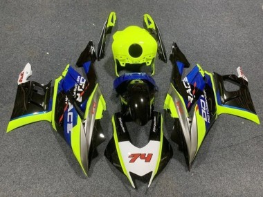 Buy 2019-2021 Yamaha YZF R3/R25 Motorcycle Fairings - Neon Yellow White Blue Black 74 UK