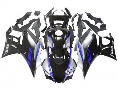 Buy 2019-2021 Yamaha YZF R3/R25 Motorcycle Fairings - Silver Blue Black UK