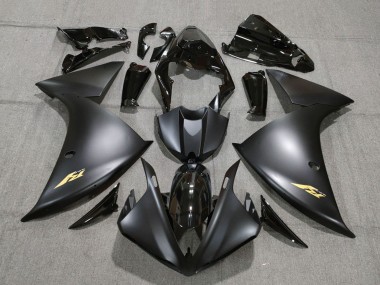 Buy 2009-2011 Yamaha YZF 1000 R1 Motorcycle Fairings - Glossy Black Matte Black Gold UK